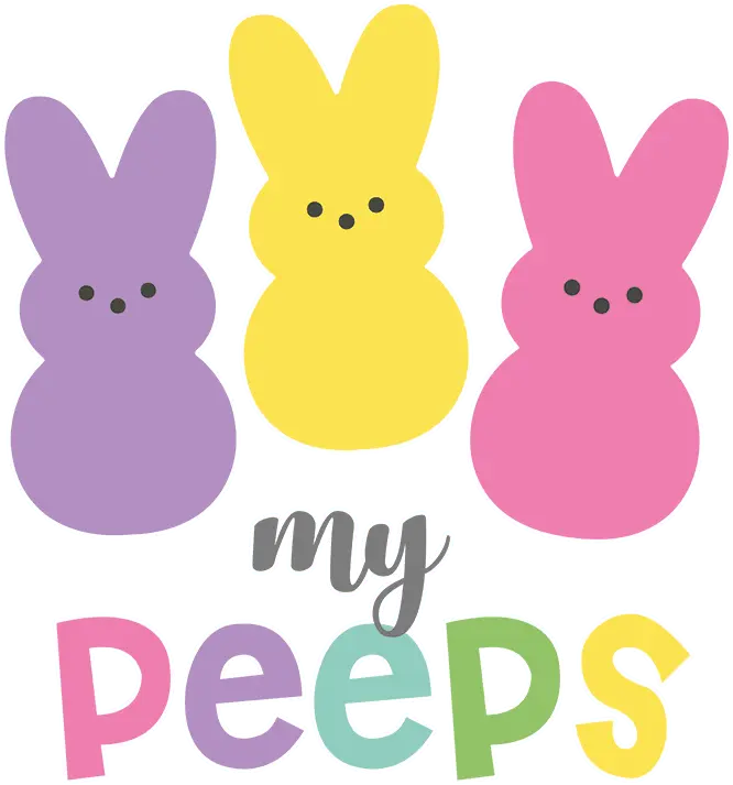 My Peeps Easter Design - DTF Ready To Press