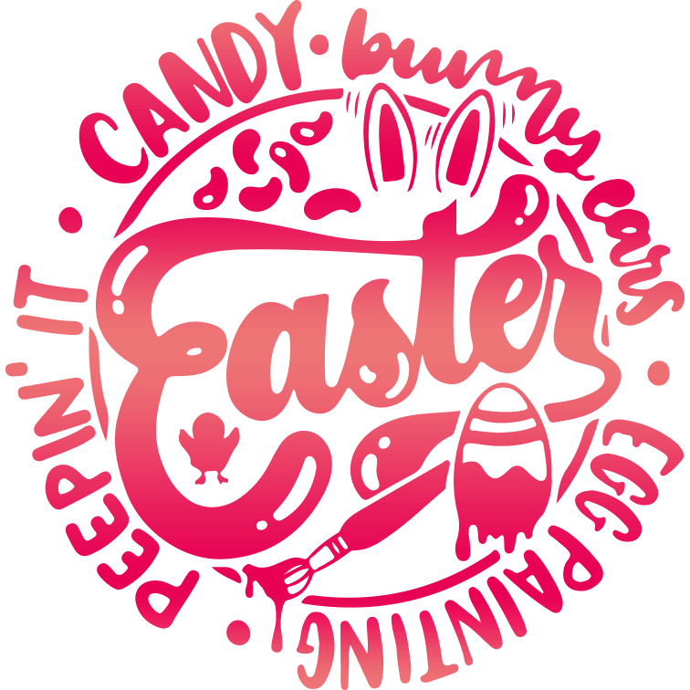 Egg Painting Easter Design - DTF Ready To Press