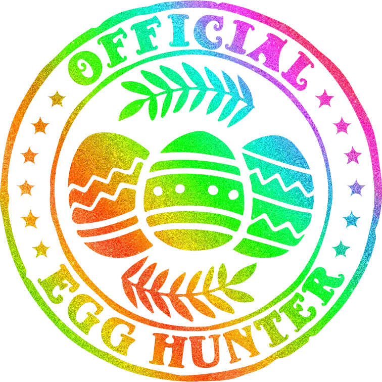 Official Egg Hunter Easter Design - DTF Ready To Press