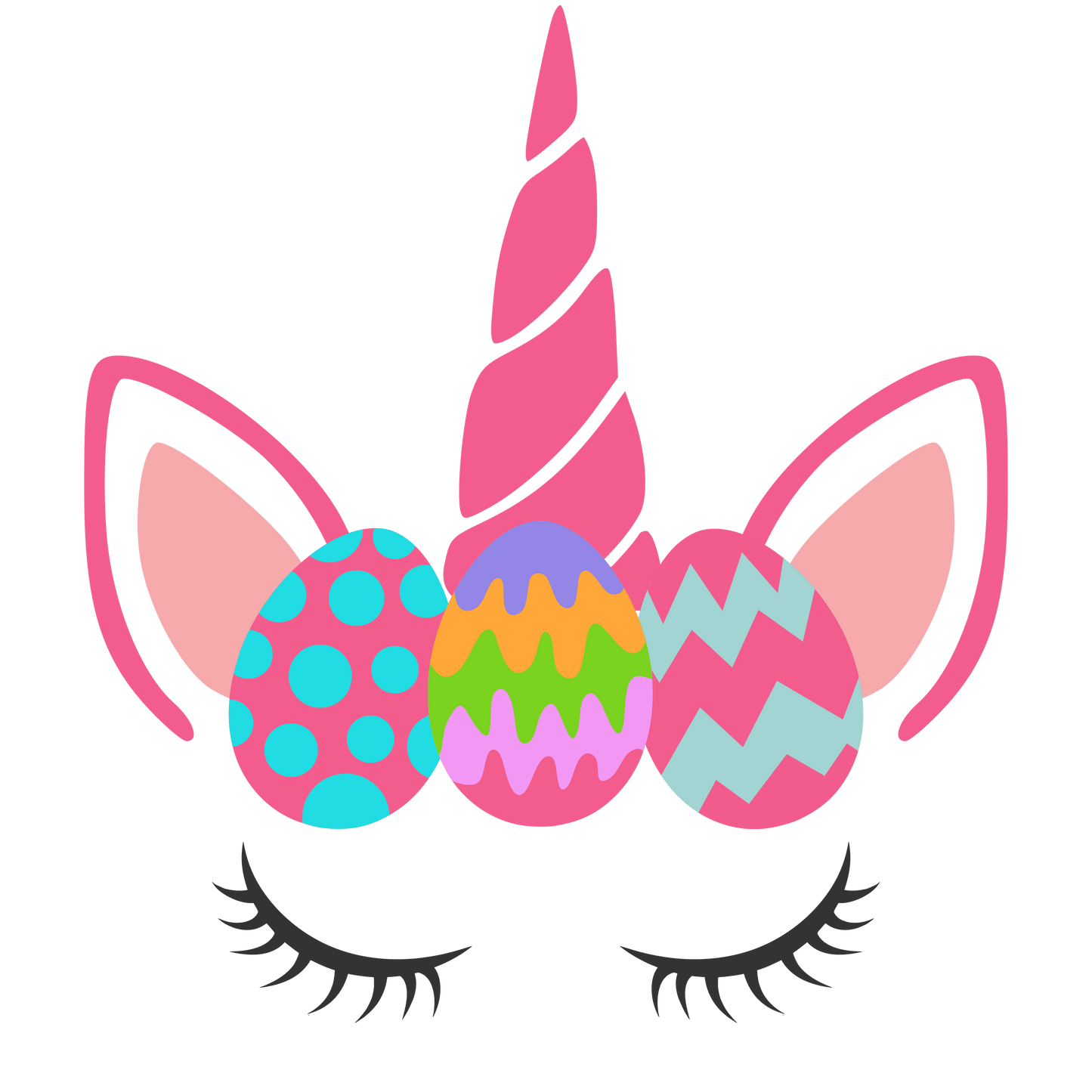 Easter Unicorn Design - DTF Ready To Press
