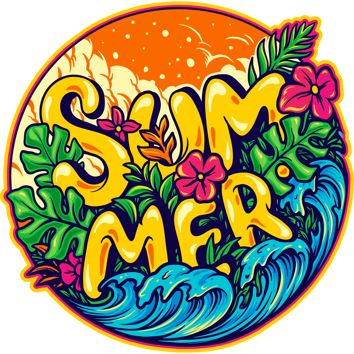 Summer Design - DTF Ready To Press