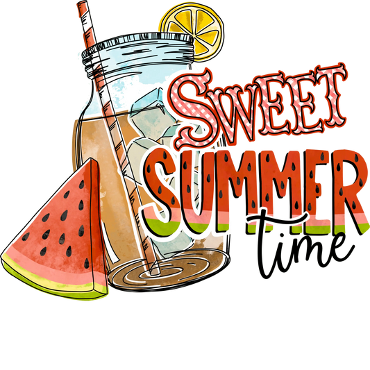 Sweet Summer Time Design - DTF Ready To Press