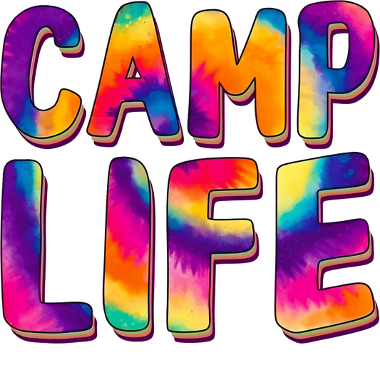 Camp Life Design - DTF Ready To Press