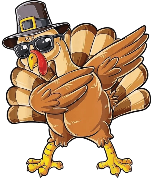 Thanksgiving Dabbing Design - DTF Ready To Press