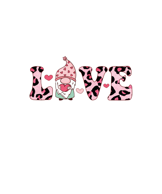 Valentine's Day Love Design - DTF Ready To Press