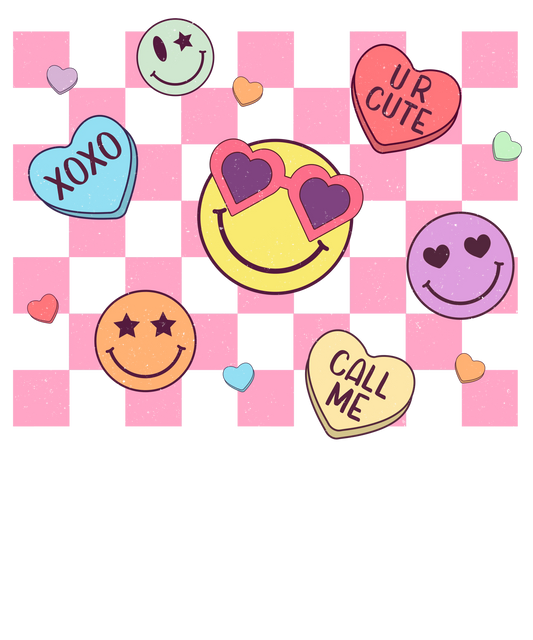 Xoxo, Ur Cute, Call Me Valentine's Day Design - DTF Ready To Press