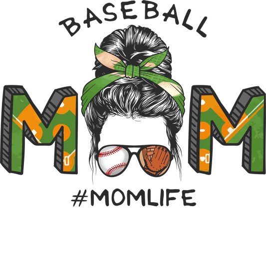 Cool Baseball Mom Design - DTF Ready To Press