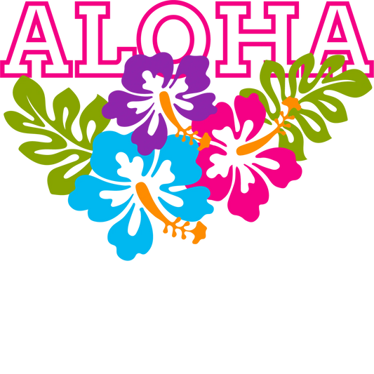 Aloha Design - DTF Ready To Press