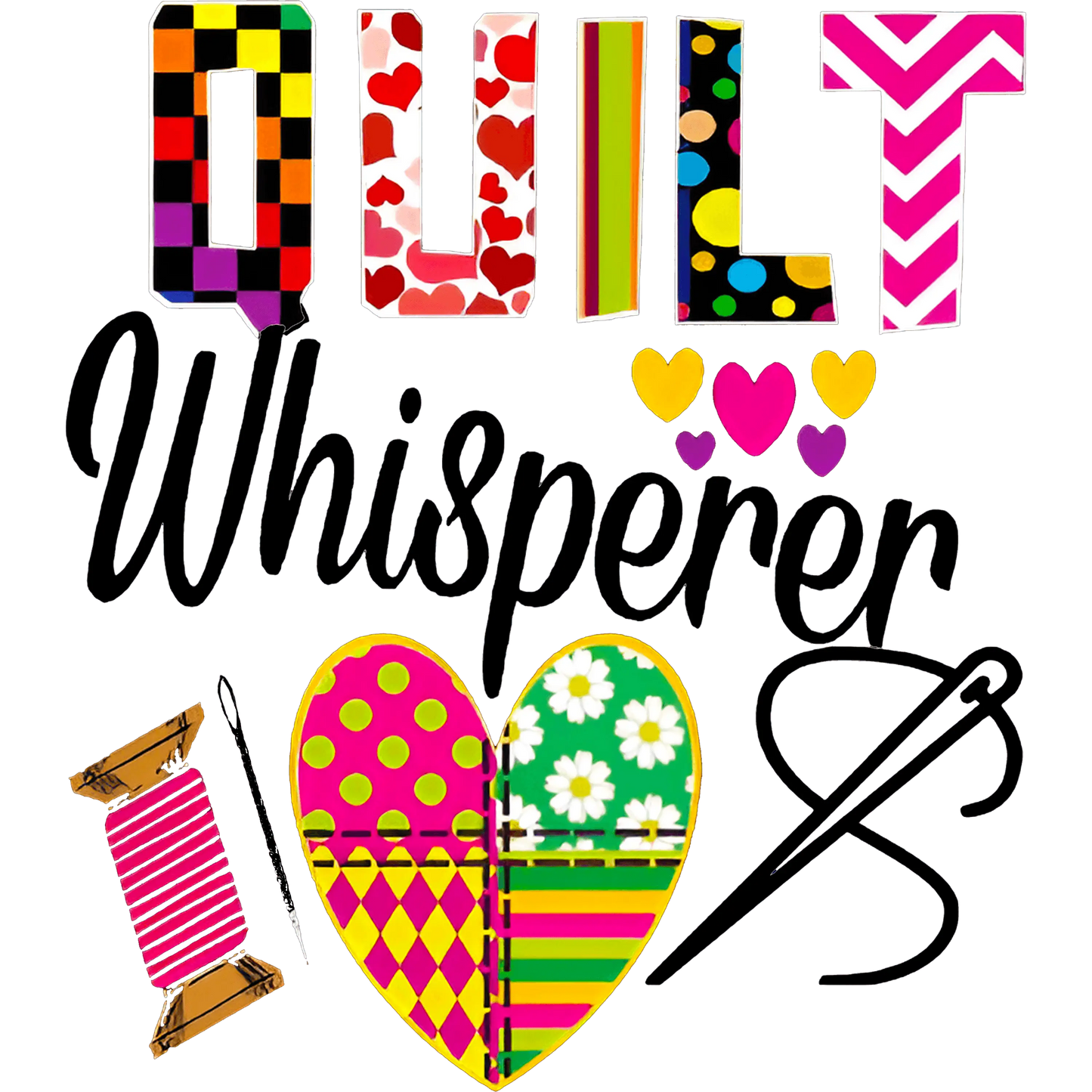 Quilt Whisperer Design - DTF Ready To Press
