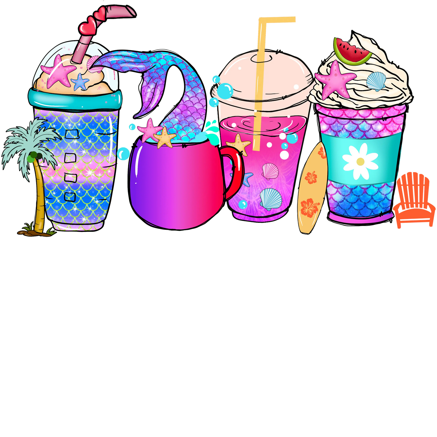 Cute Summer Design - DTF Ready To Press