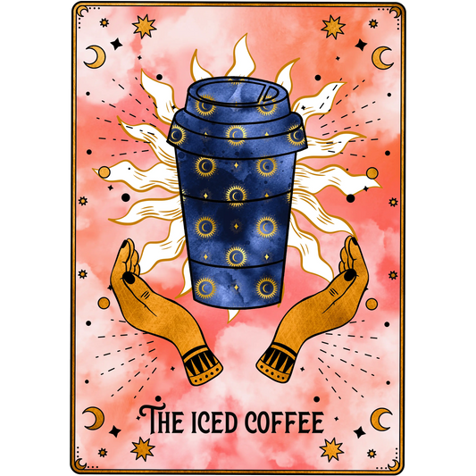 The Iced Coffee Design - DTF Ready To Press