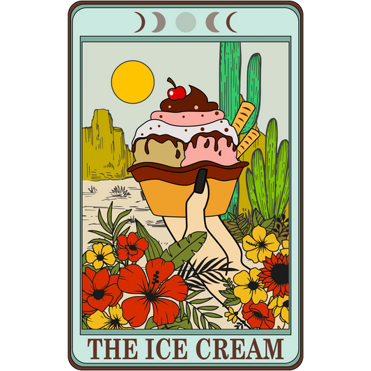 The Ice Cream Design - DTF Ready To Press