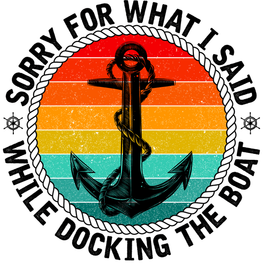 Boat Trip Design - DTF Ready To Press