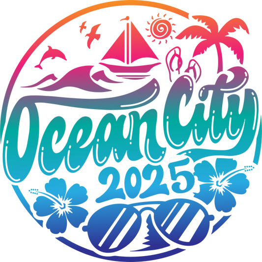 2025 Cool Ocean City Design - DTF Ready To Press