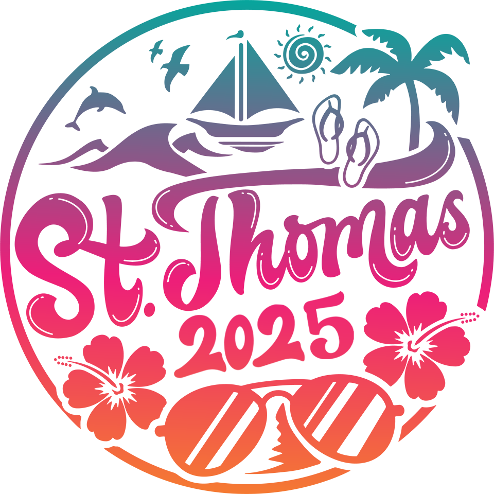 2025 St. Thomas Vacation Design - DTF Ready To Press