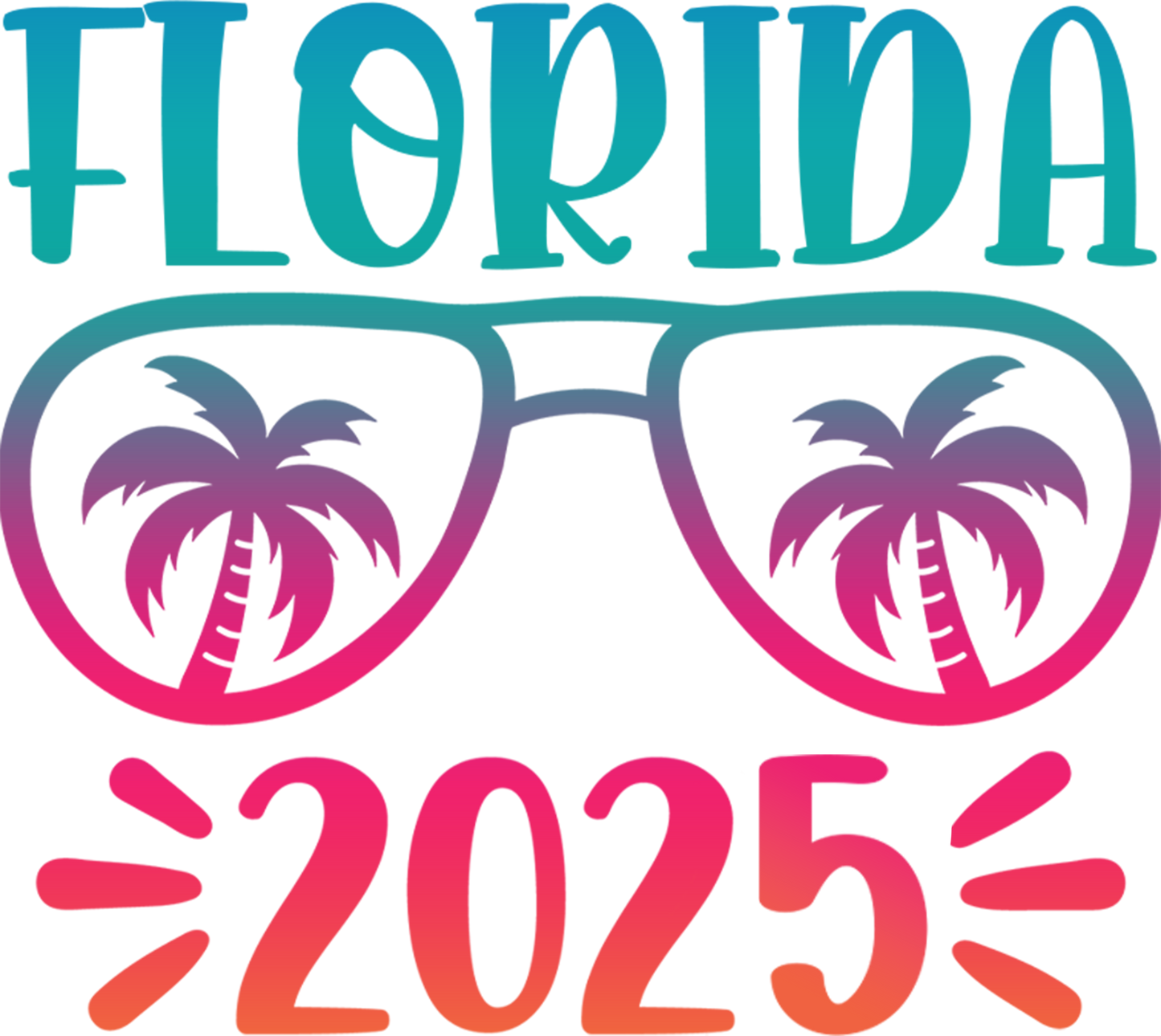 2025 Cool Florida Cruise Design - DTF Ready To Press