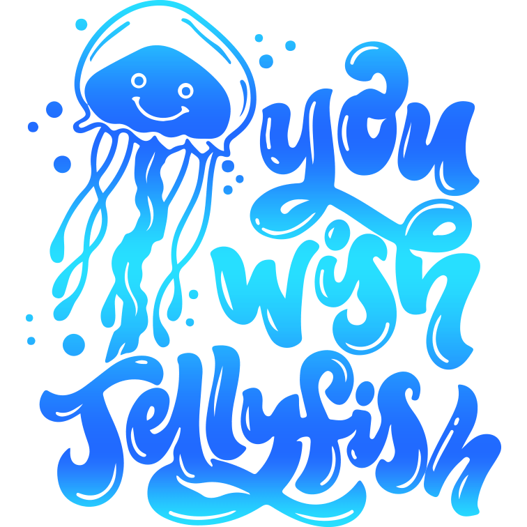 Cute Jellyfish Design - DTF Ready To Press