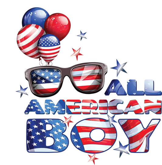 All American Boy Design - DTF Ready To Press