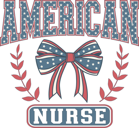 American Nurse Design - DTF Ready To Press