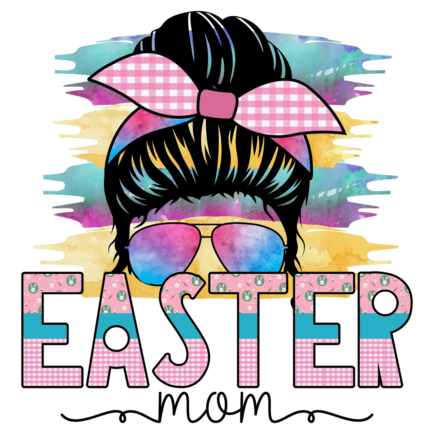 Easter Best Mom Design - DTF Ready To Press