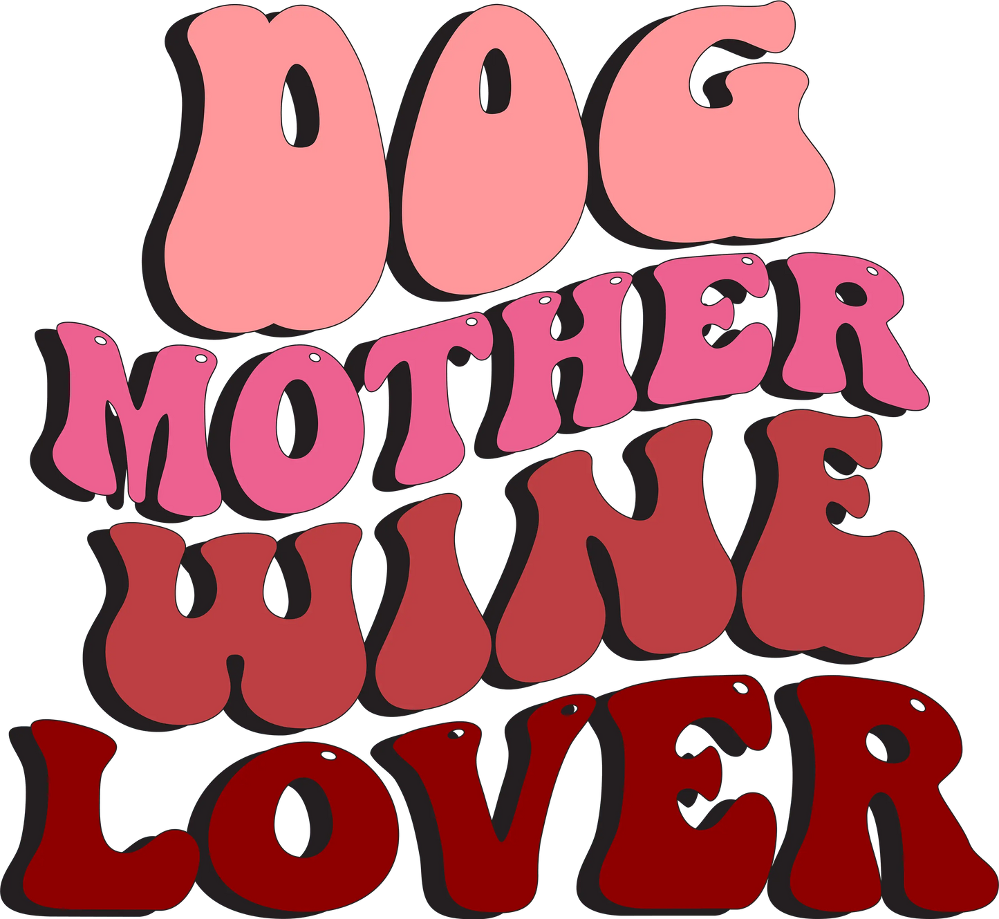 Funny Dog Mother Design - DTF Ready To Press