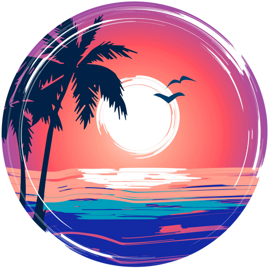 Sunset Design - DTF Ready To Press