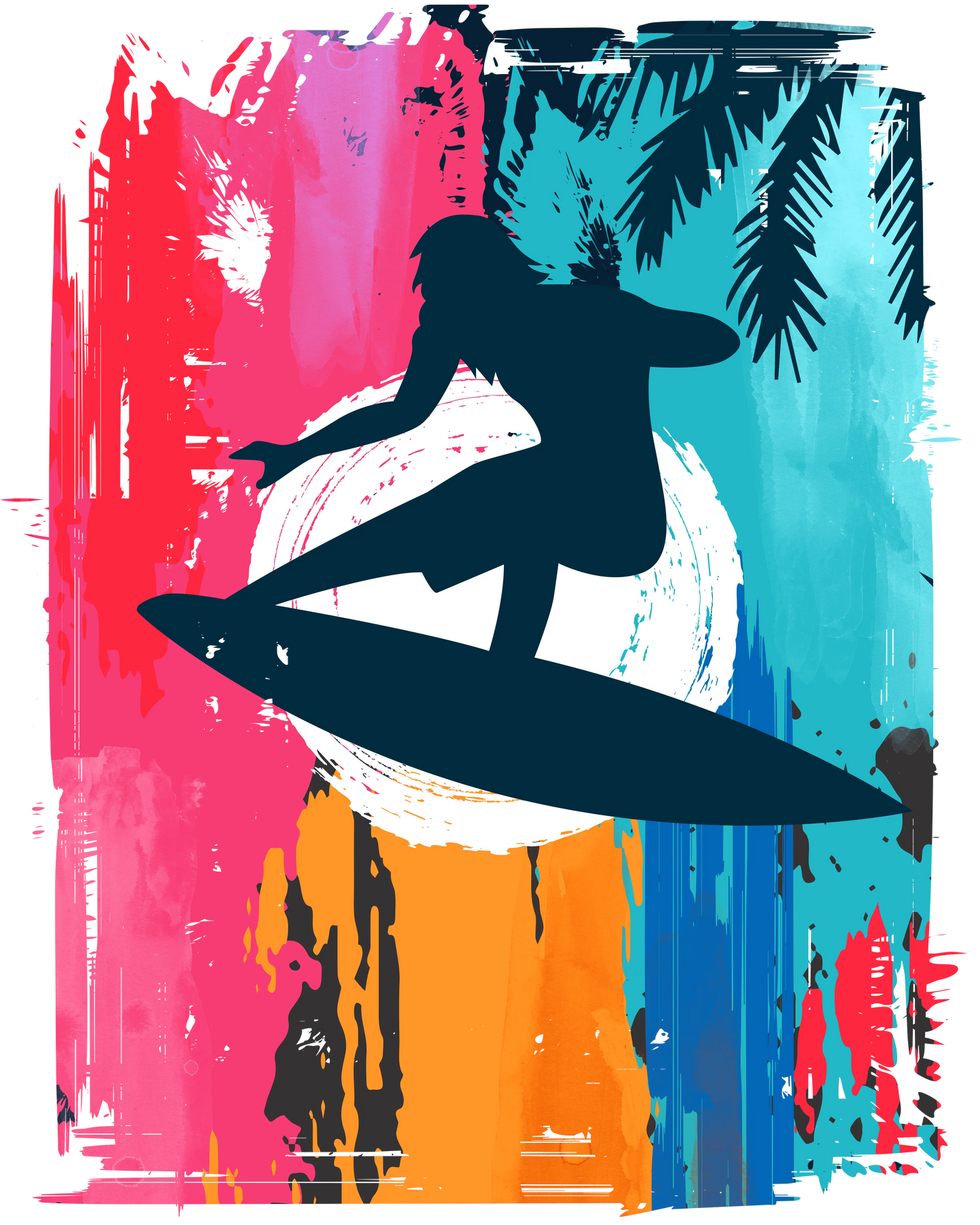 Cool Surf Design - DTF Ready To Press
