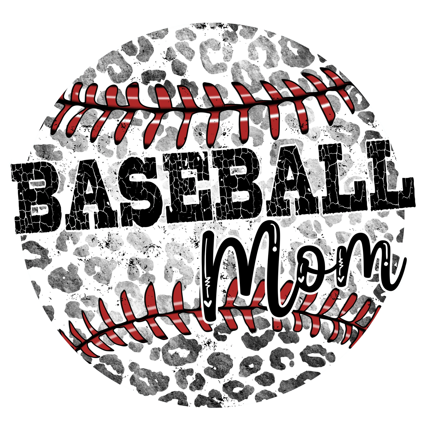 Baseball Mom Design - DTF Ready To Press