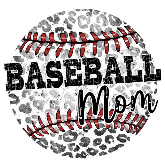 Baseball Mom Design - DTF Ready To Press