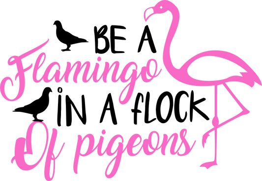 Flamingo Design - DTF Ready To Press