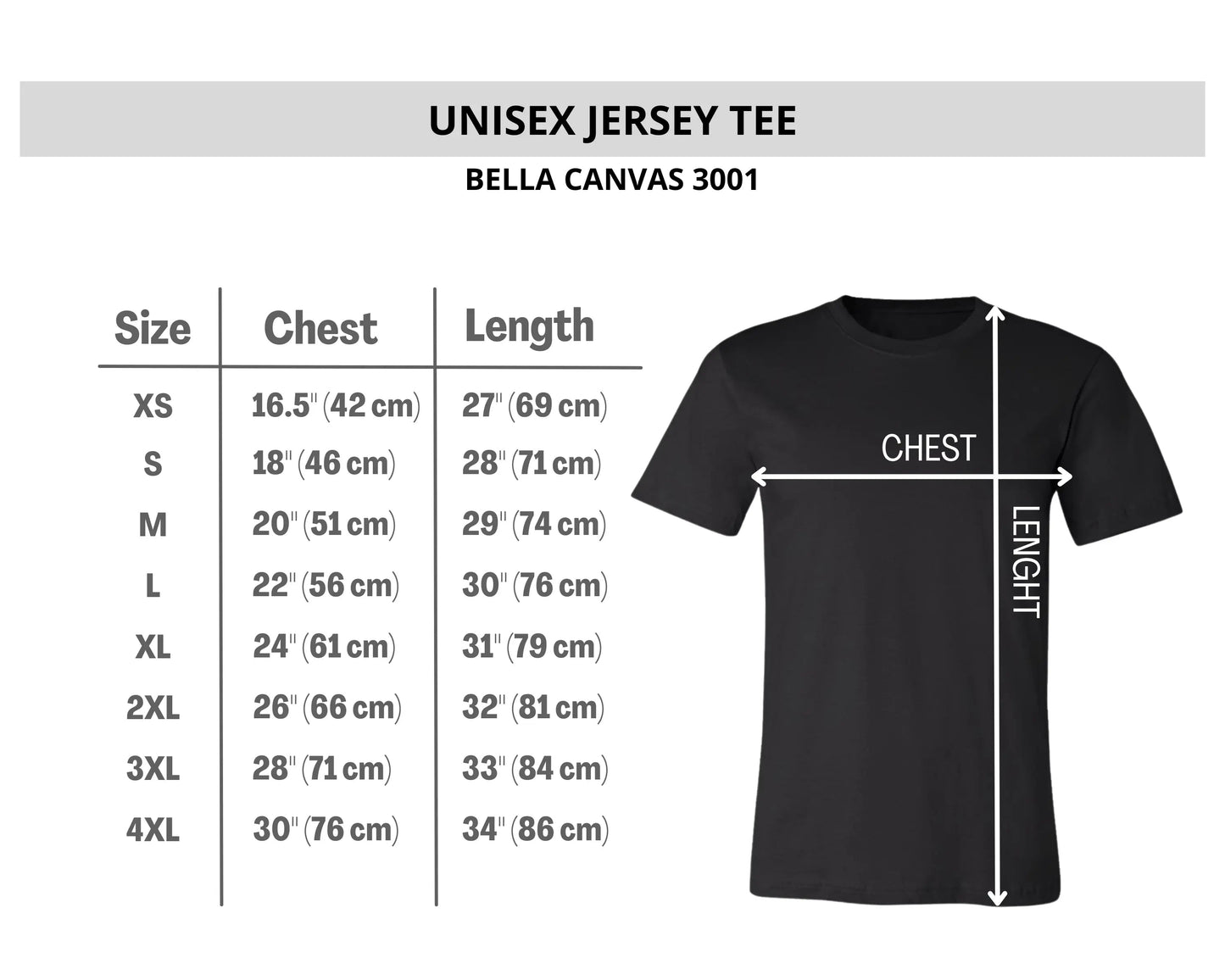 Bella+Canvas 3001 CV & CVC Unisex Jersey Short Sleeve Tee PLUS SIZE