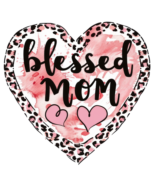 Blessed Mom Design - DTF Ready To Press
