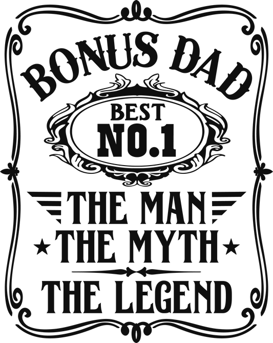 Bonus Dad Design - DTF Ready To Press