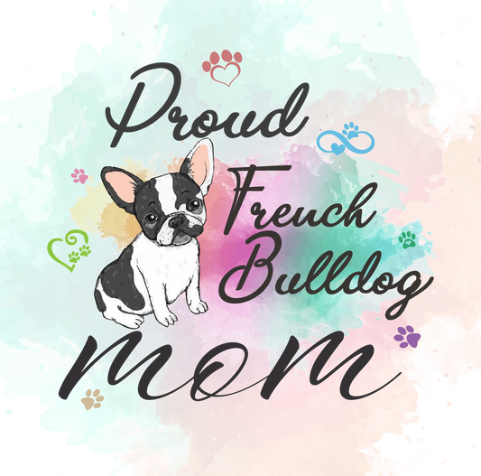 Bulldog Mom Design - DTF Ready To Press