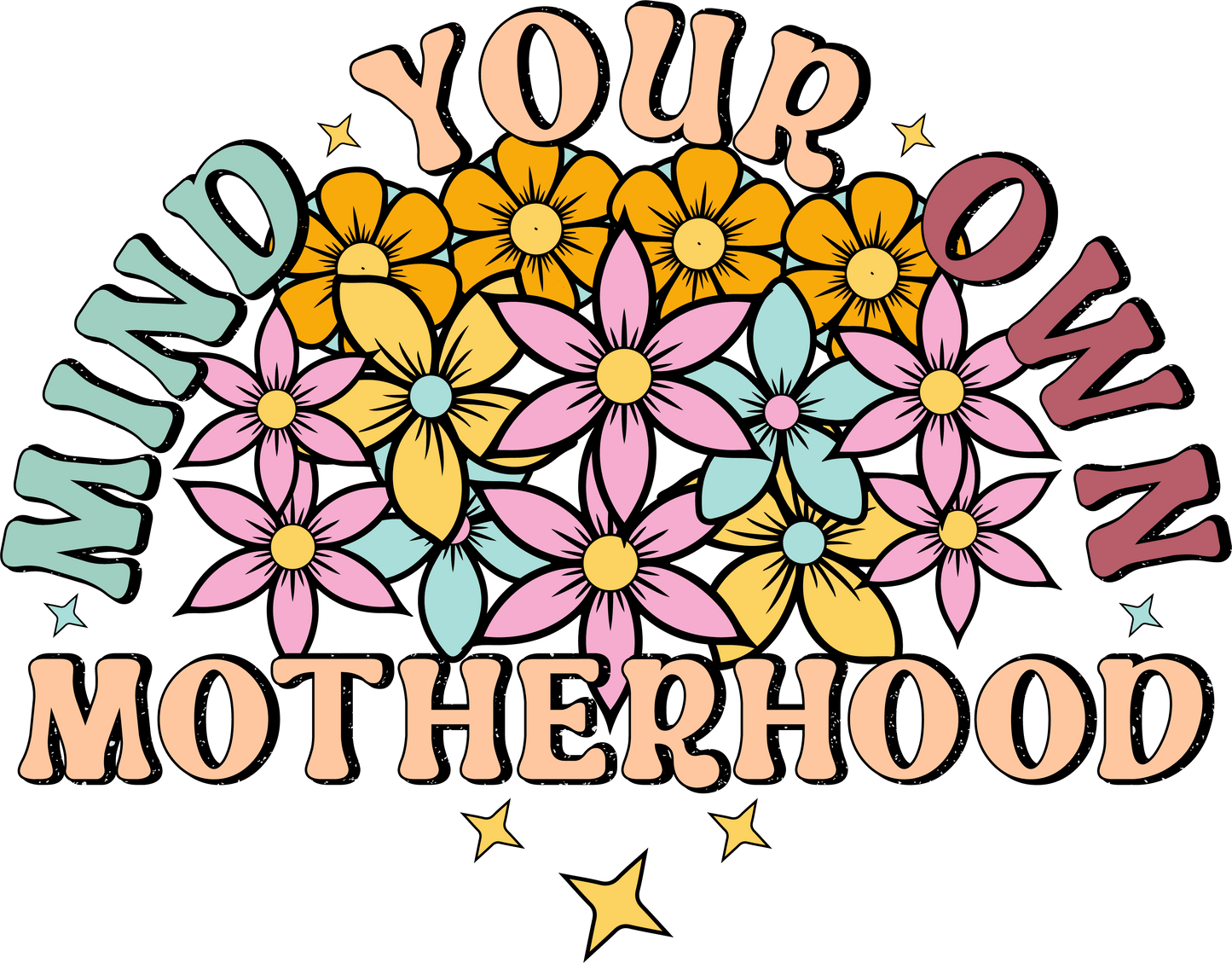 Funny Motherhood Design - DTF Ready To Press