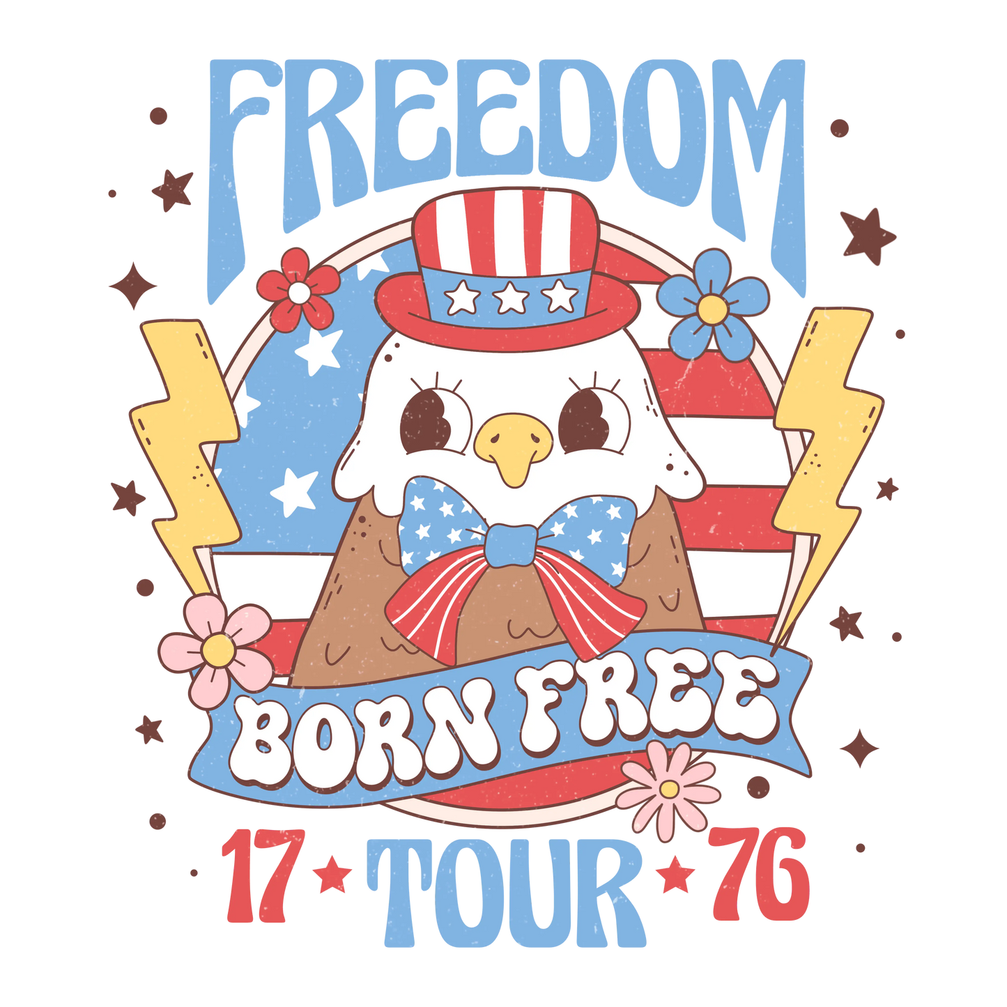 Freedom America Design - DTF Ready To Press