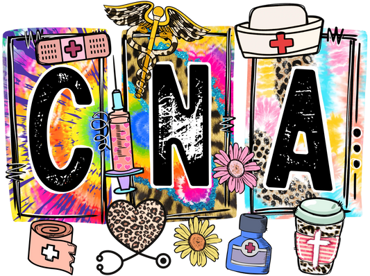 CNA Nurse Western Design - DTF Ready To Press