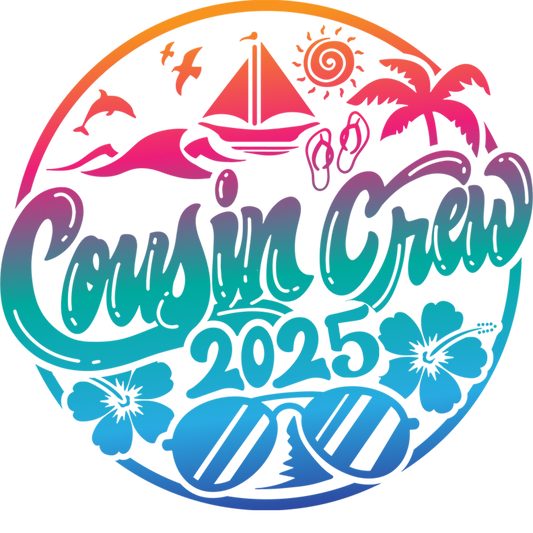 2025 Matching Cousin Crew Design - DTF Ready To Press