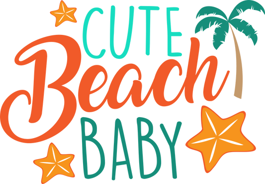 Cute Beah Baby Design - DTF Ready To Press