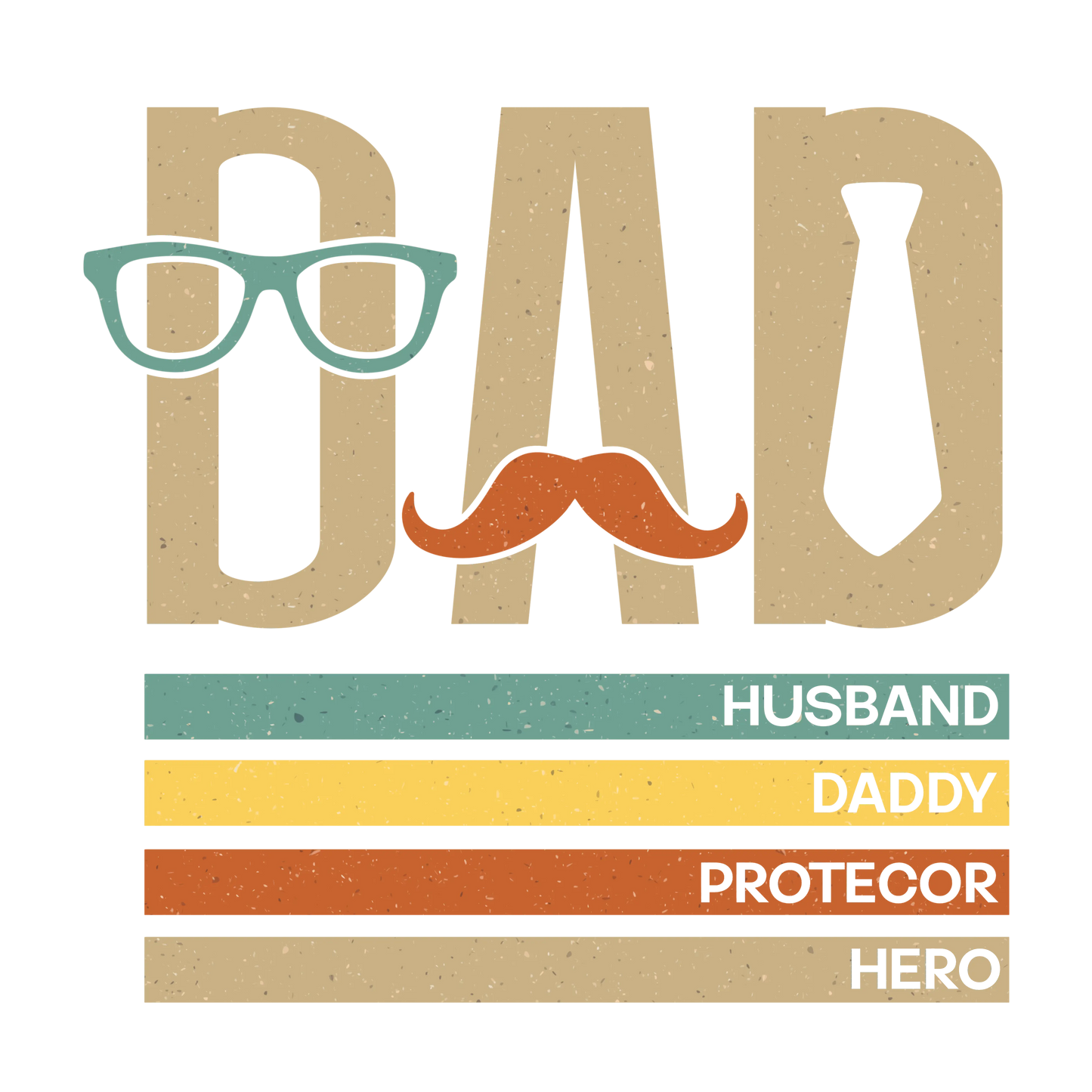 Dad Life Design - DTF Ready To Press