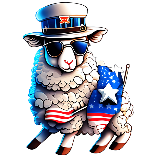 4th Of July Animal Design - DTF Ready To Press