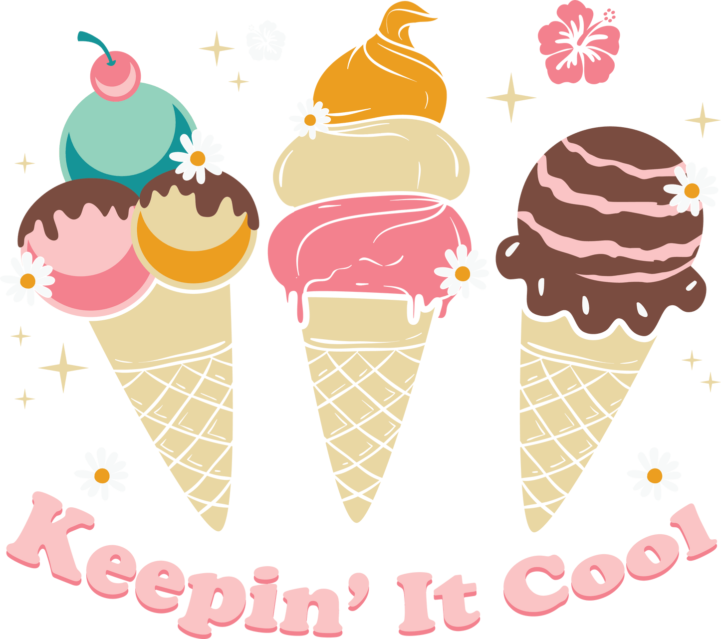 Keepin' It Cood Design - DTF Ready To Press