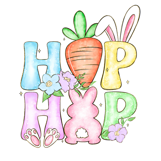 Hip Hop Easter Toddler Design - DTF Ready To Press