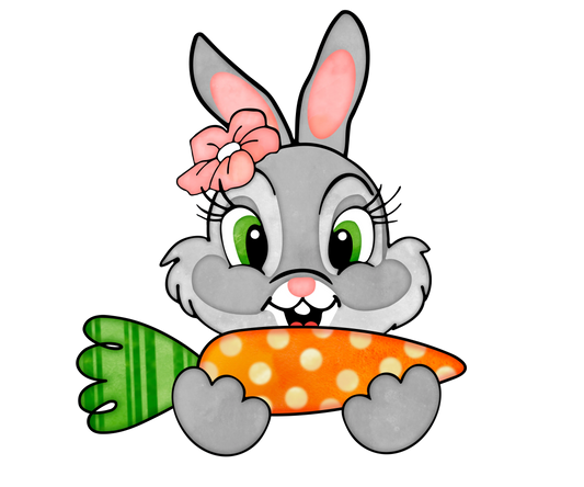 Cute Bunny Easter Design - DTF Ready To Press