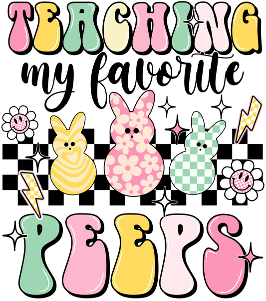 Teaching My Favorite Peeps Easter Design - DTF Ready To Press