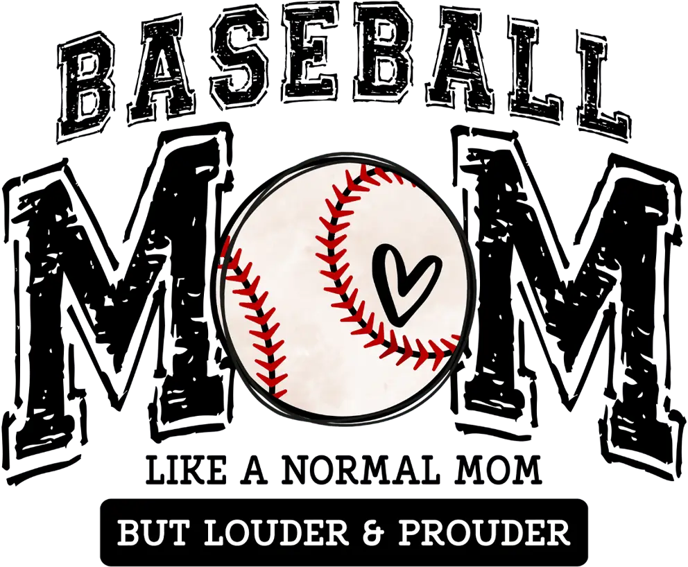 Baseball Mom Design - DTF Ready To Press