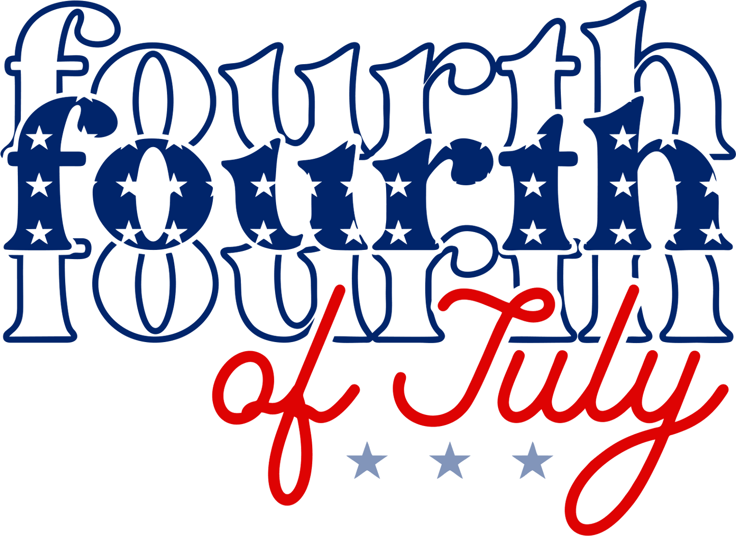 Fourth Of July Design - DTF Ready To Press