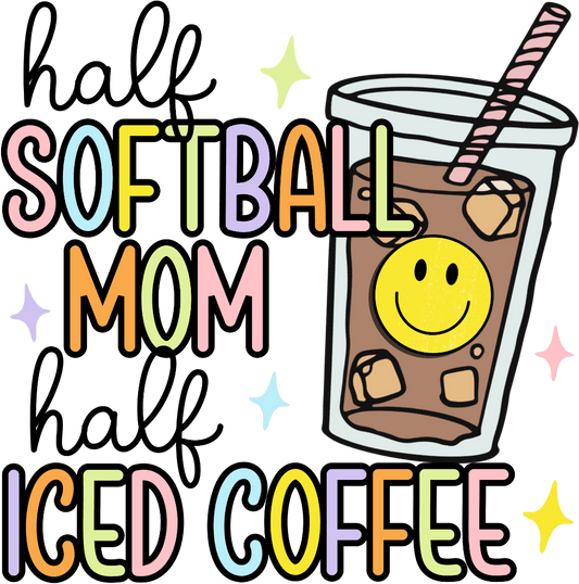 Funny Softball Mom Design - DTF Ready To Press