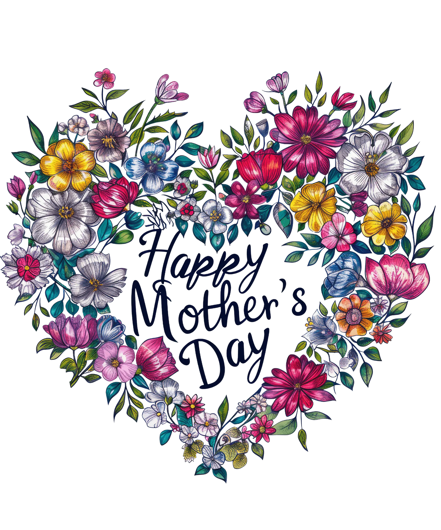 Happy Mother's Day Design - DTF Ready To Press
