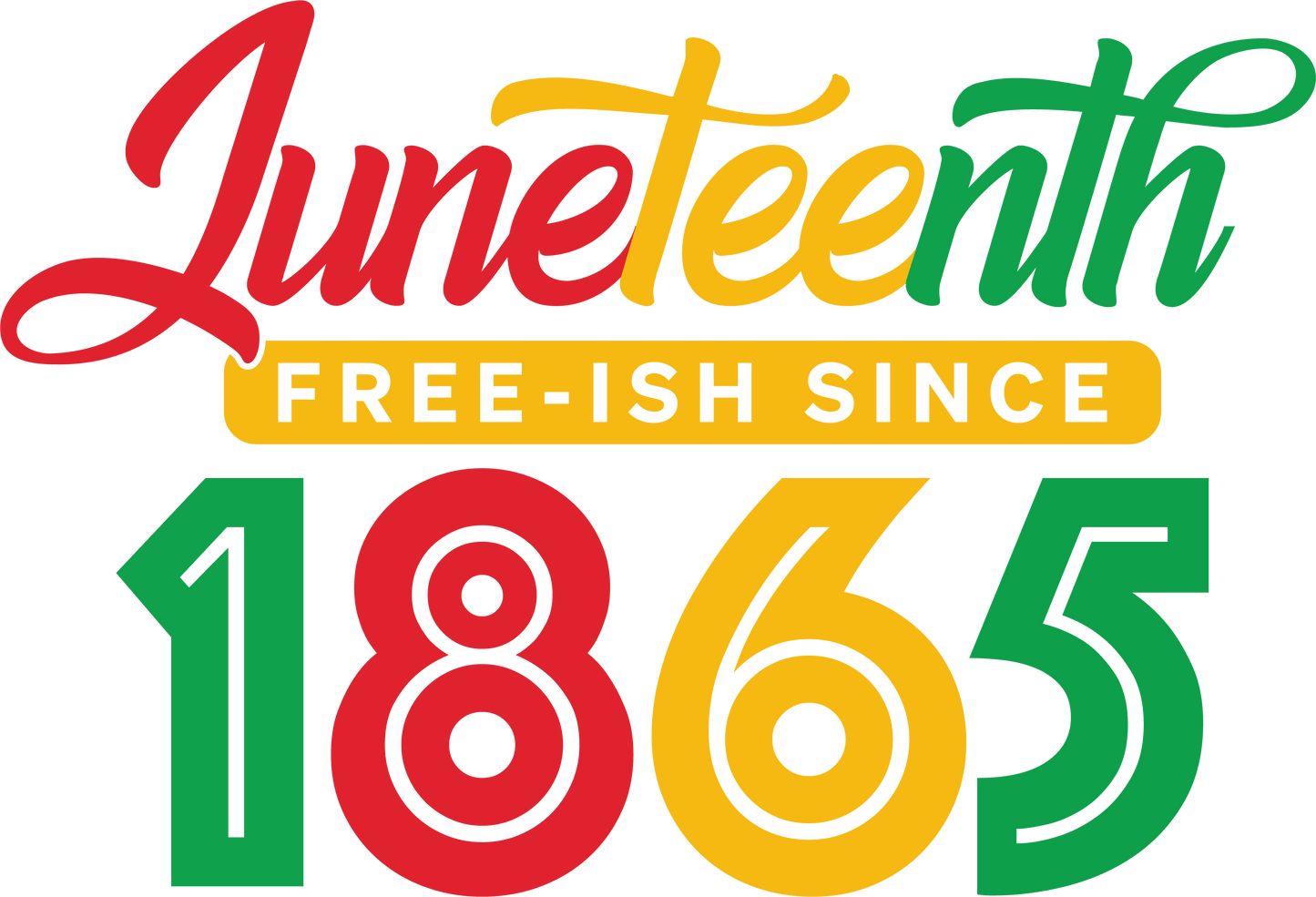 Juneteenth Free-ish Since 1865 Design - DTF Ready To Press
